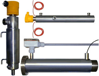 Flow heaters of fluid and air